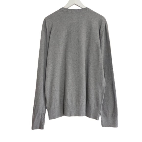 Gap men's gray v-neck sweater - Picture 3 of 8